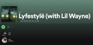 Track 9 of the album (Image via Spotify)